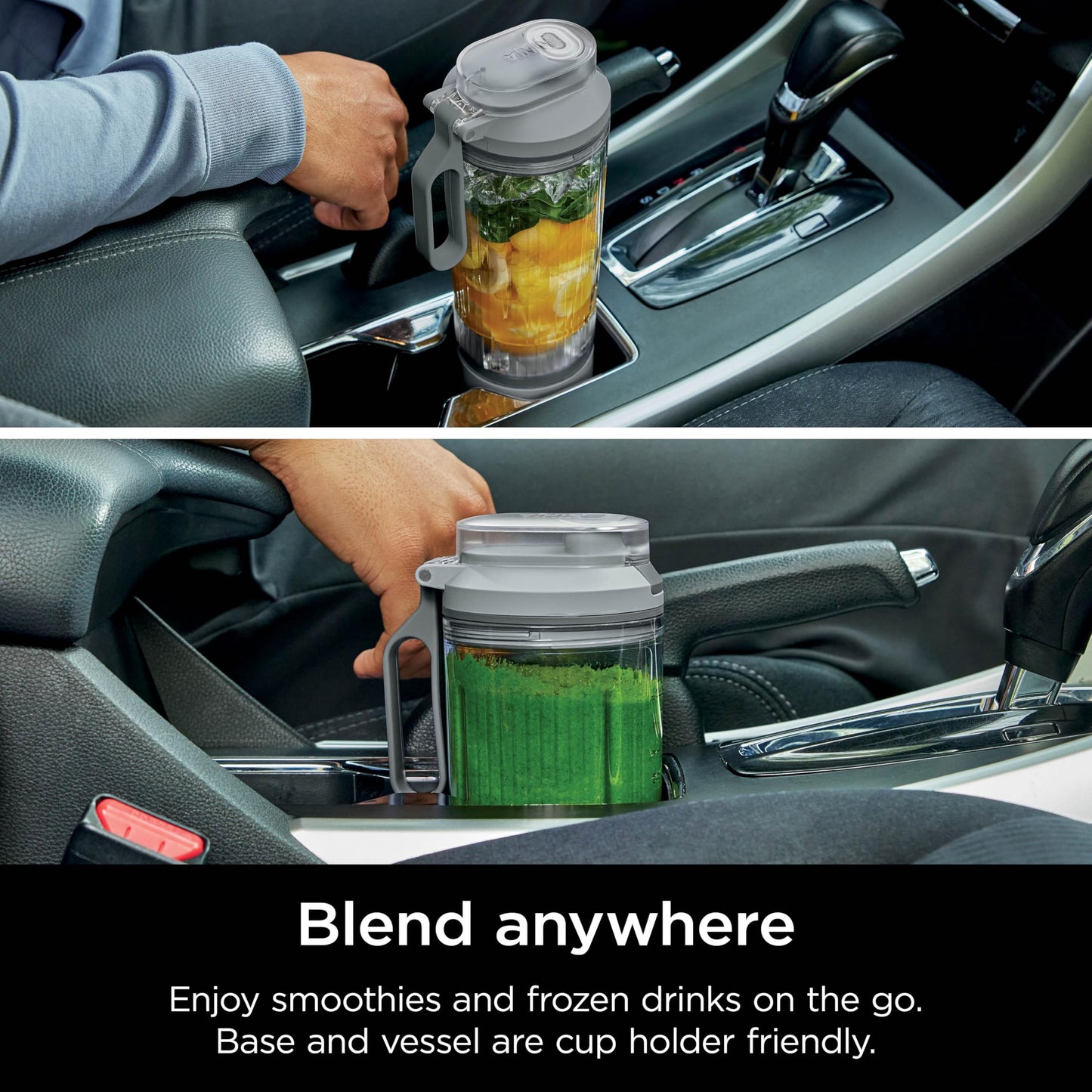 Ninja Blast Max, Portable Blender + Twist & Go, Personal Smoothie, Blend, Ice Crush, 3 Programs, Cordless, 22 oz removable Vessel, Dishwasher Safe, Leakproof, Silver, BC251SL