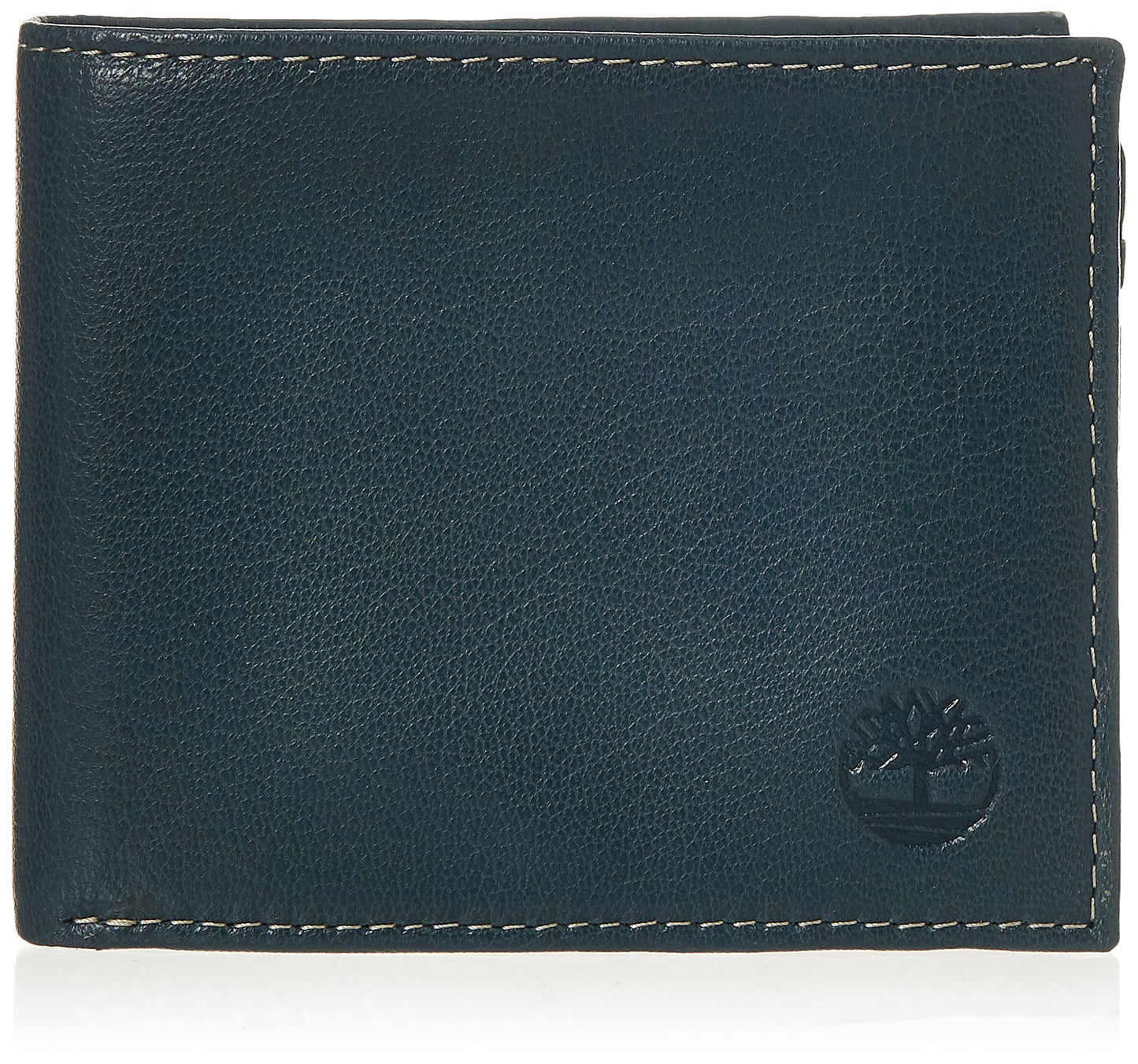 Timberland Men's Leather Wallet With Attached Flip Pocket, Navy (Blix), One Size