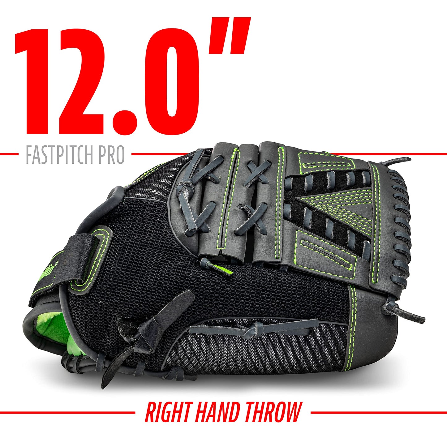 Franklin Sports unisex adult Franklin Sports Girls Softball Glove Women s Windmill Fastpitch Slowpitch Softball Glove Green, Lime, 12 US