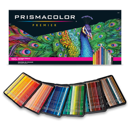 Prismacolor Premier Colored Pencils Soft Core 150 Count Ultra-Smooth Durable Vibrant Colors