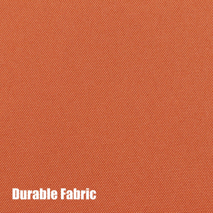 BONZER Outdoor Curtains for Patio Waterproof Thick Privacy Wide Grommet Sunlight Blocking Outside Curtains for Porch Pergola Gazebo Deck, 1 Panel, 110W x 108L inch, Mecca Orange