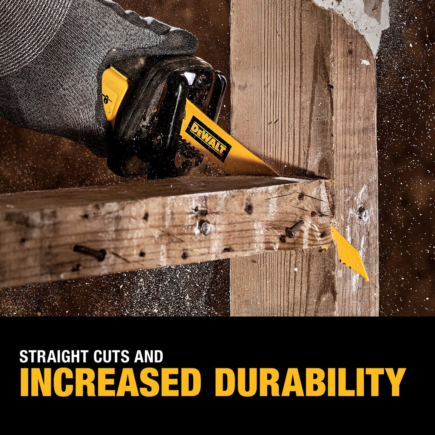 DEWALT Reciprocating Saw Blades, Bi-Metal, 6-Piece Set (DW4896)