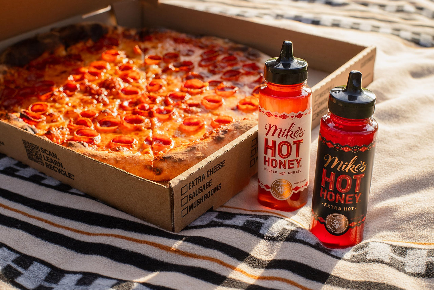 Mike's Hot Honey, Extra Hot, America's #1 Brand of Hot Honey, Spicy Honey Infused with Chili Peppers, Gluten-Free, Paleo-Friendly, Sweet Heat, Perfect for Hot Sauce Lovers (10oz Bottle, 1 Pack)