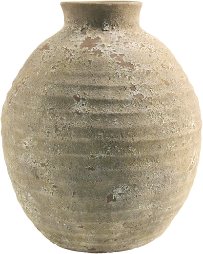 Livabliss x Galey Alix Hartnett Traditional Vase, 13" H x 11" W x 11" D, Rust