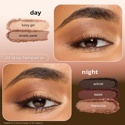 tarte tartelette in bloom Amazonian clay palette – Full-Size Eyeshadow Palette with Neutral Matte & Shimmer Finish, Longwear Buildable Makeup, Vegan & Cruelty-Free