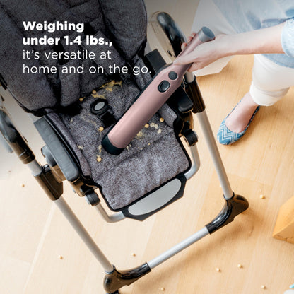 Shark WANDVAC Cordless Hand Vac, Lightweight, Portable at 1.4 lbs., Powerful Suction, Charging Dock, One-Touch Empty for Car & Home, Multi-Surface Pet Tool & Duster Crevice Tool, Rose Gold, WV201RGBRN