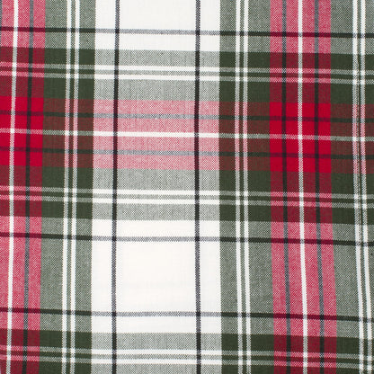 DII Tartan Plaid Collection Holiday Dining Table & Kitchen Décor, Christmas Napkin, 20x20, Red, Green & White, 6 Piece