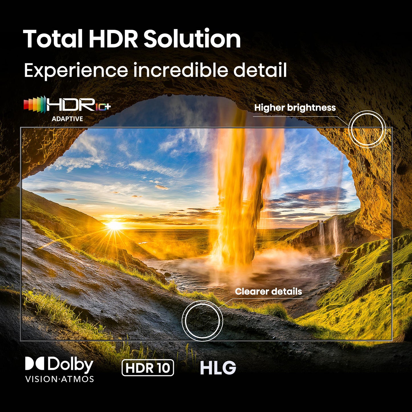 Hisense 55" E6 Cinema Series QLED 4K UHD Smart Fire TV (55E6QF, 2025 Model) - QLED, AI Light Sensor, Dolby Vision · Atmos, Voice Remote with Alexa, Motion Rate 120, HDR 10+ Adaptive, Game Mode Plus