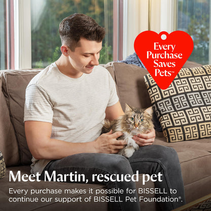 Bissell CleanView Max Tangle-Free Rewind with LED Headlights, Tangle-Free Brush Roll, Automatic Cord Rewind, Included pet Tools, 4073L