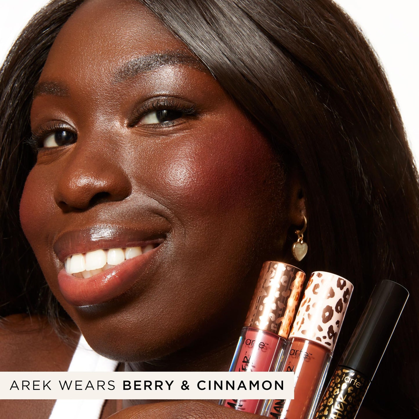 tarte viral maneater must haves mascara & blush trio - pink & pink coral - travel size