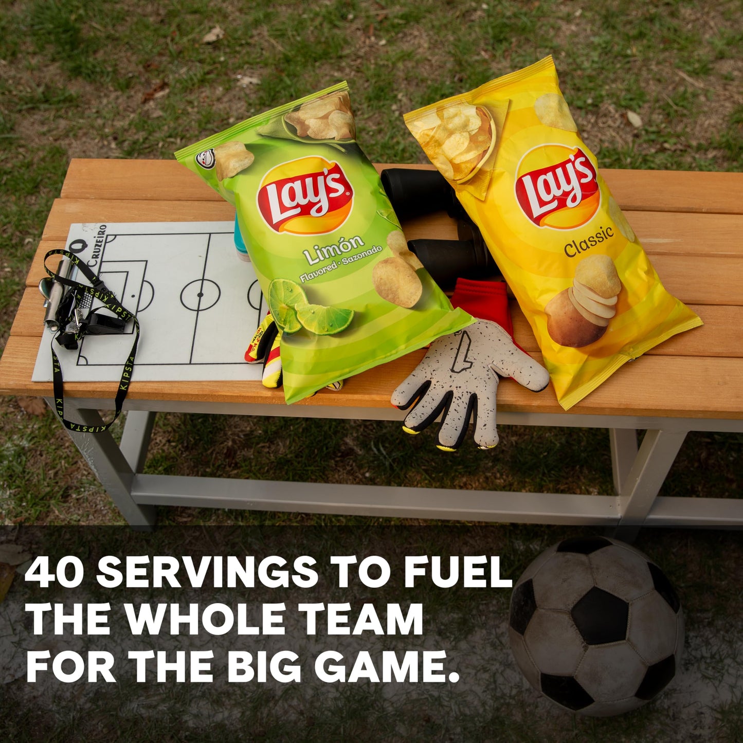 Lay's Barbecue Flavored Potato Chips, 40 Count