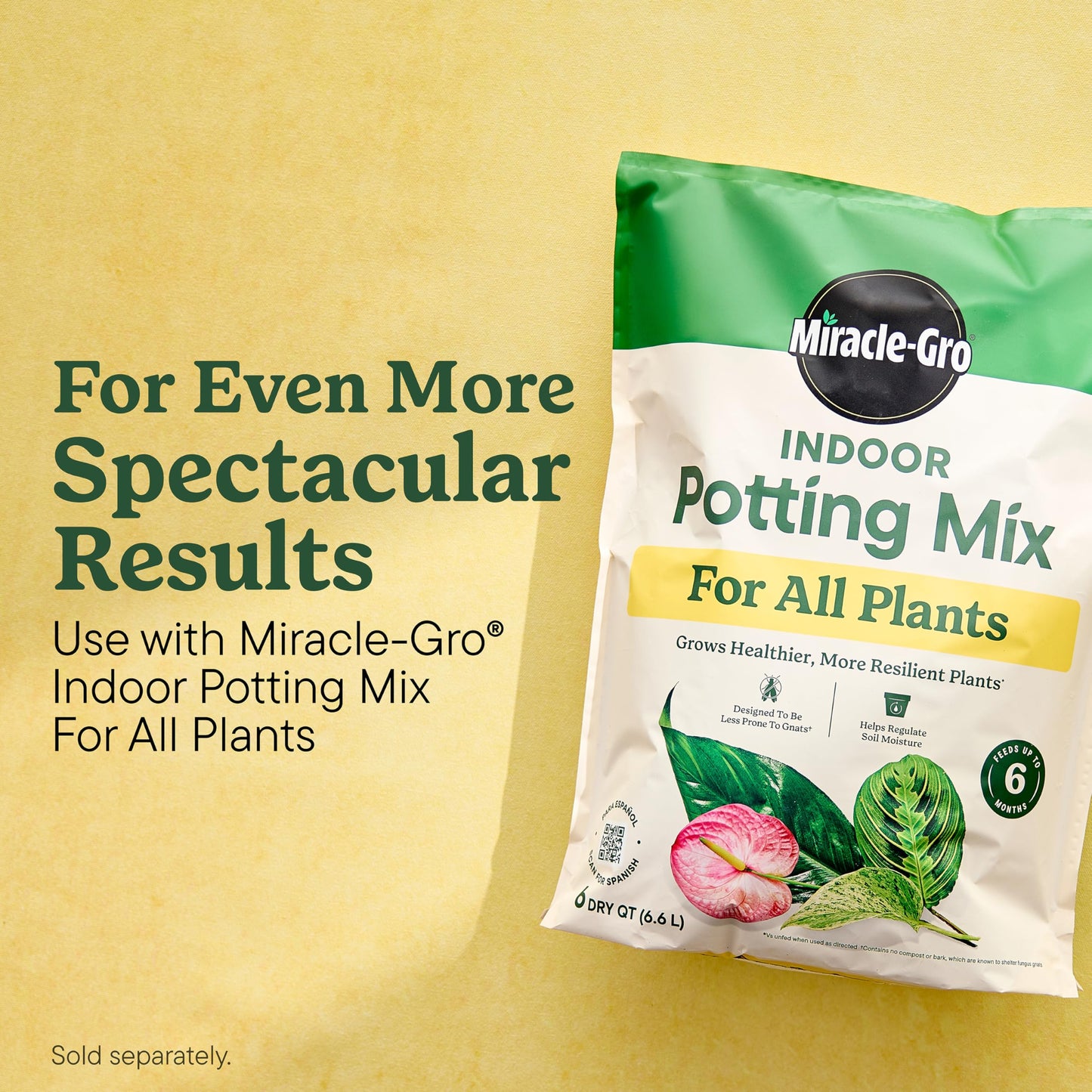 Miracle-Gro Indoor Plant Food Spikes for All Plants, Fertilizer Spikes for Houseplants, Flowers, Vegetables, and Herbs, 48 Spikes