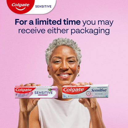 Colgate Whitening Toothpaste for Sensitive Teeth, Enamel Repair and Cavity Protection, Fresh Mint Gel, 6 Oz (Pack of 3)