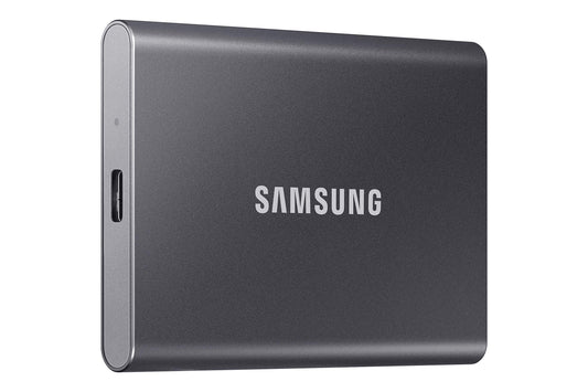 SAMSUNG T7 Portable SSD, 4TB External Solid State Drive, Speeds Up to 1,050MB/s, USB 3.2 Gen 2, Reliable Storage for Gaming, Students, Professionals, MU-PC4T0T/AM, Gray