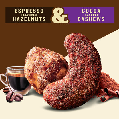 Planters Nut Duos Cocoa Cashews and Espresso Hazelnuts 5oz