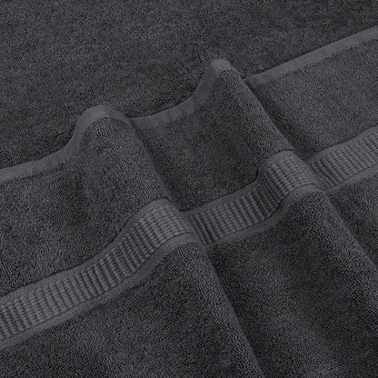 Utopia Towels Jumbo Bath Sheet 2 Piece, 600 GSM, 35 by 70 Inches, 100% Ring Spun Cotton, Absorbent and Quick Dry Extra Large Bath Towel, Grey