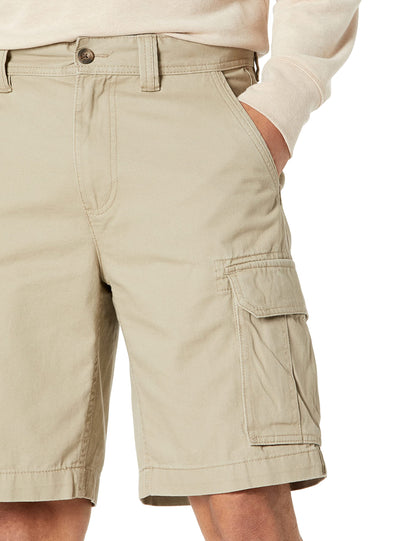 Amazon Essentials Men's Classic-Fit Cargo Short (Available in Big & Tall), Dark Khaki Brown, 36