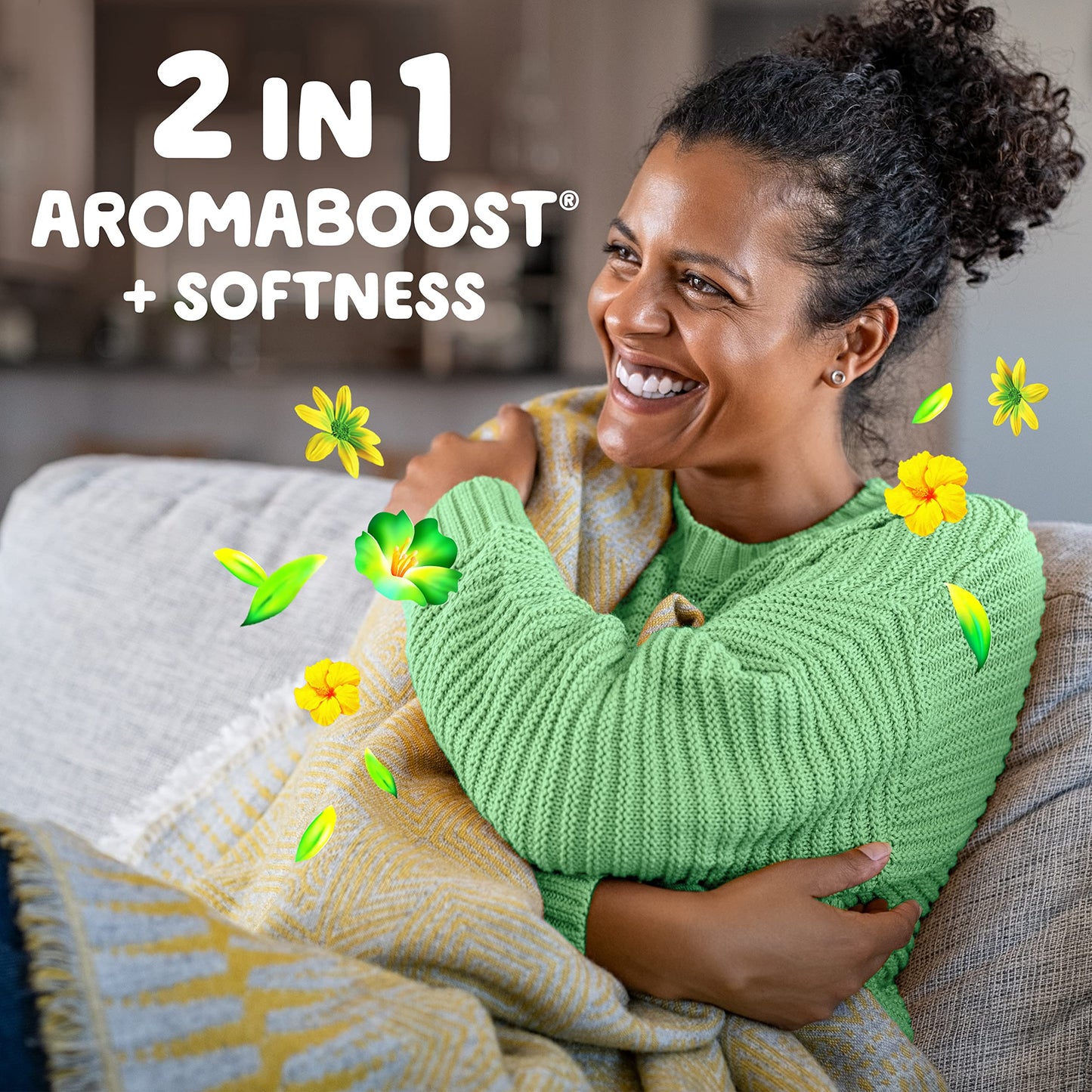 Gain dryer sheets, 105 Count, Original Scent Laundry Fabric Softener Sheets with 2-in-1 Aromaboost Plus Softness