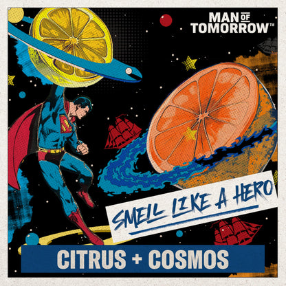 Old Spice Body Wash for Men, Superman: Man of Tomorrow, 3X Defense, 24/7 Shower Fresh with Lasting Scent, Cleansing 2-in-1 Body & Face Wash, Smell Like a Hero, Bright Citrus and Cosmos Scent, 24 oz