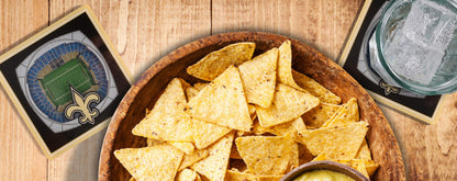 YouTheFan NFL New Orleans Saints 3D StadiumView Coasters - Mercedes-Benz Superdome