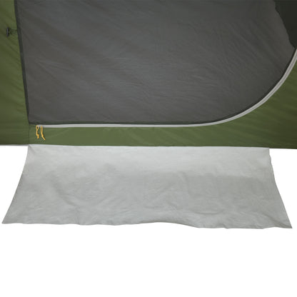 Slumberjack Aspen Grove 8-Person 2 Room Hybrid Dome Tent, with Full Fly, Off-White / Green