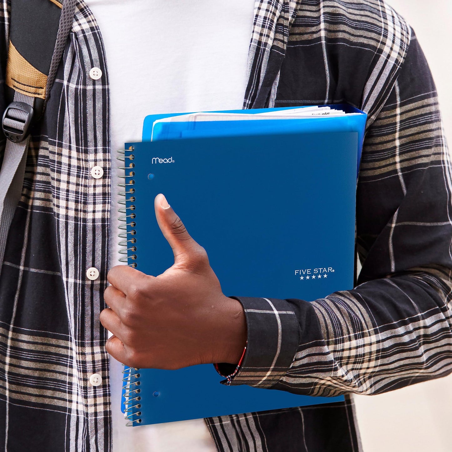 Five Star Spiral Notebook + Study App, 6 Pack, 1 Subject, College Ruled Paper, 8-1/2" x 11", 100 Sheets, Fights Ink Bleed, Water Resistant Cover, Assorted Colors (38052)