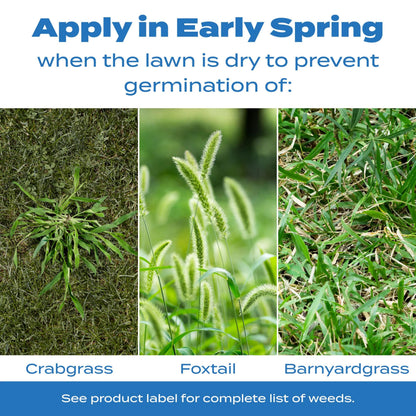Scotts Halts Crabgrass & Grassy Weed Preventer - Pre-Emergent Weed Killer for Lawns, For Up To 5,000 sq. ft. of Lawn Care, 10.06 lb.