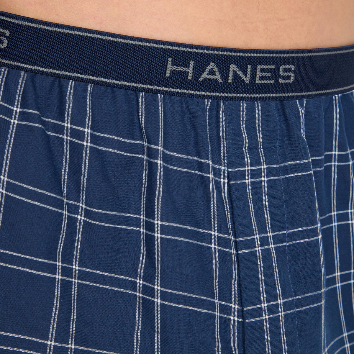Hanes Men's Underwear Boxers Pack - 6-Pack - Woven Cotton-Blend Boxers for Men - Moisture-Wicking