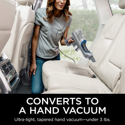 Shark | Corded Stick Vacuum Cleaner | Vertex Ultralight | Removable Handheld Vacuum | Pet Hair Vacuum for Carpet and Hard Floor | Powerful Suction | No Hair Wrap | 3 Attachments Included | HZ2002