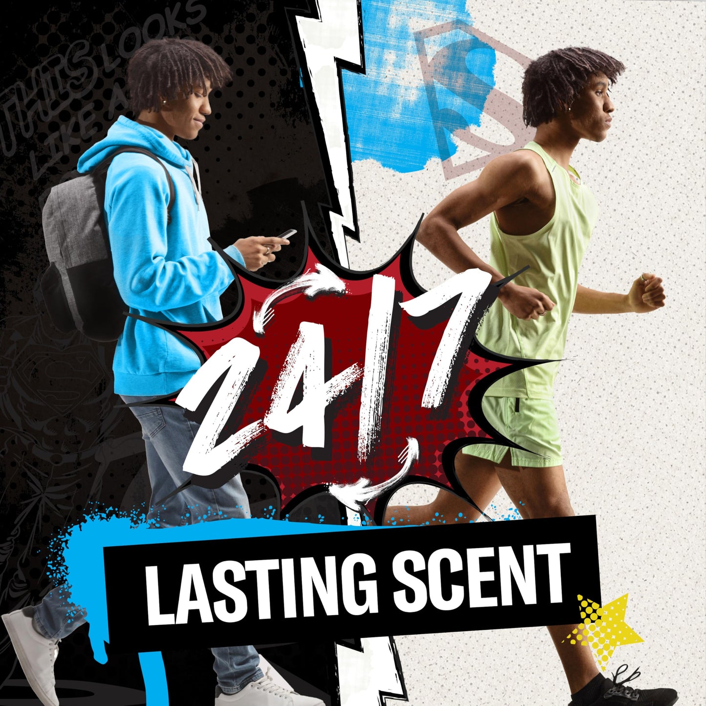 Old Spice Body Wash for Men, Superman: Man of Tomorrow, 3X Defense, 24/7 Shower Fresh with Lasting Scent, Cleansing 2-in-1 Body & Face Wash, Smell Like a Hero, Bright Citrus and Cosmos Scent, 24 oz