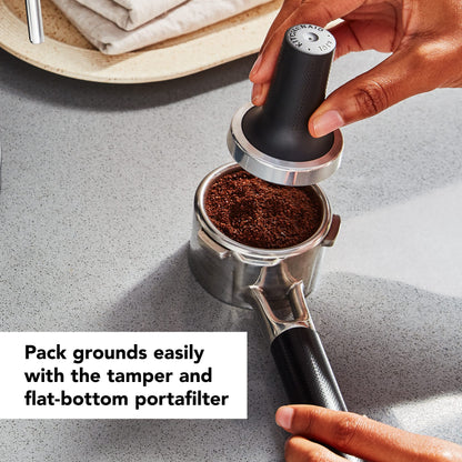 KitchenAid Metal Semi-Automatic Espresso Machine - KES6503, Empire Red