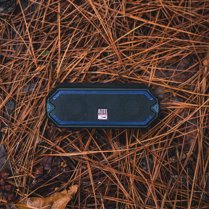 Altec Lansing - HydraJolt Wireless Bluetooth Speaker, Waterproof Portable Speakers with Built in Phone Charger and Lights, Everything Proof Outdoor, Shockproof, Snowproof, 16 Hours Playtime