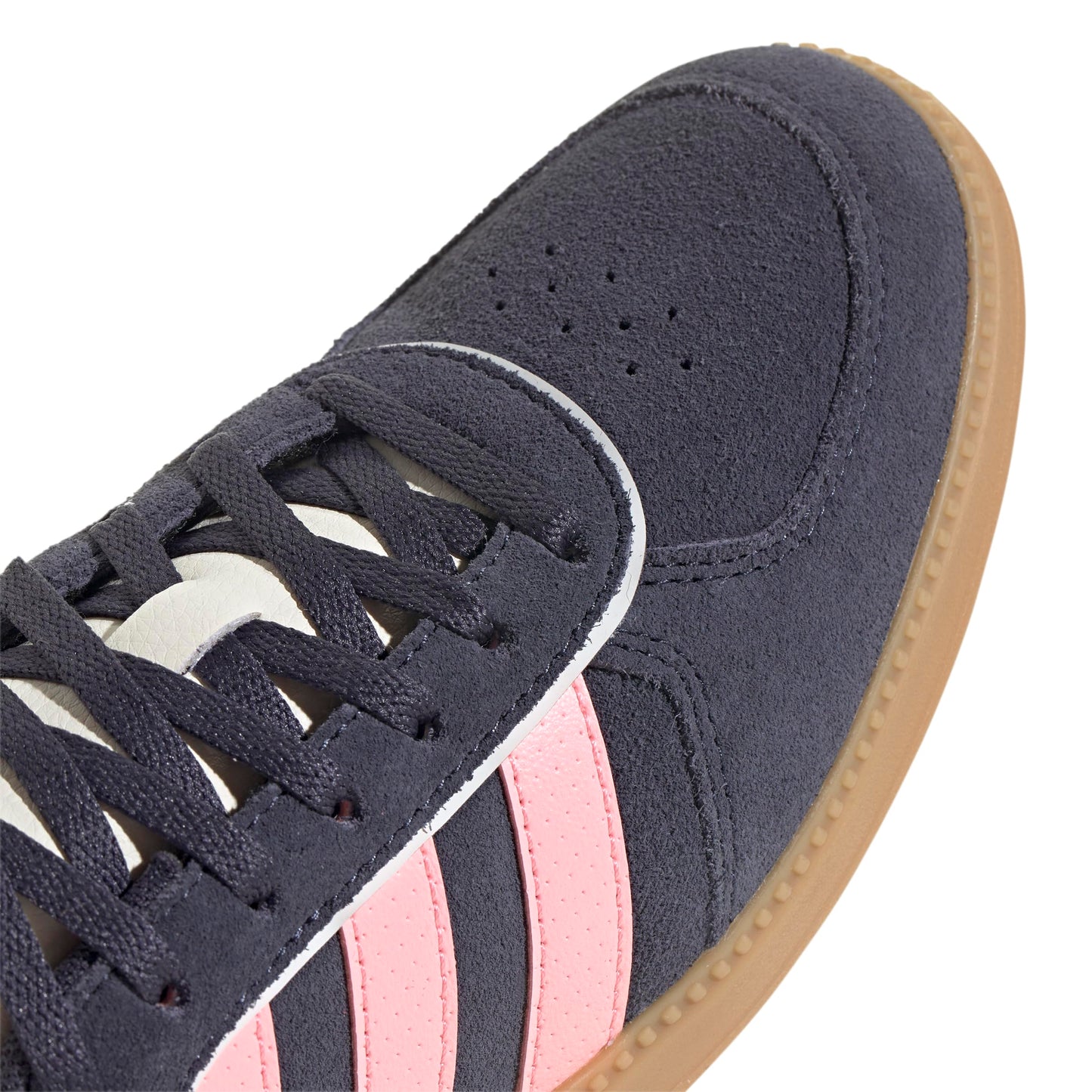 adidas Women's Breaknet Sleek Sneaker, Shadow Navy/Pink Spark/Off White, 7.5