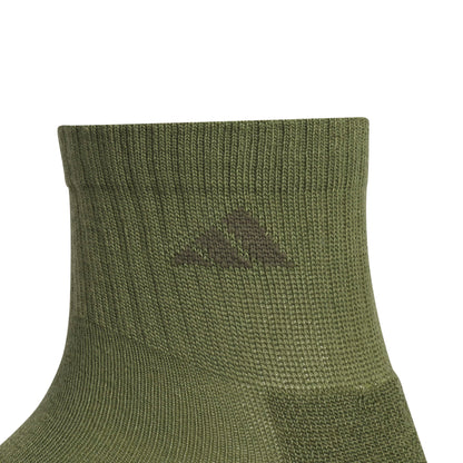adidas Men's Socks, Athletic Cushioned Quarter 6-Pack, Ankle Fit with Arch Support
