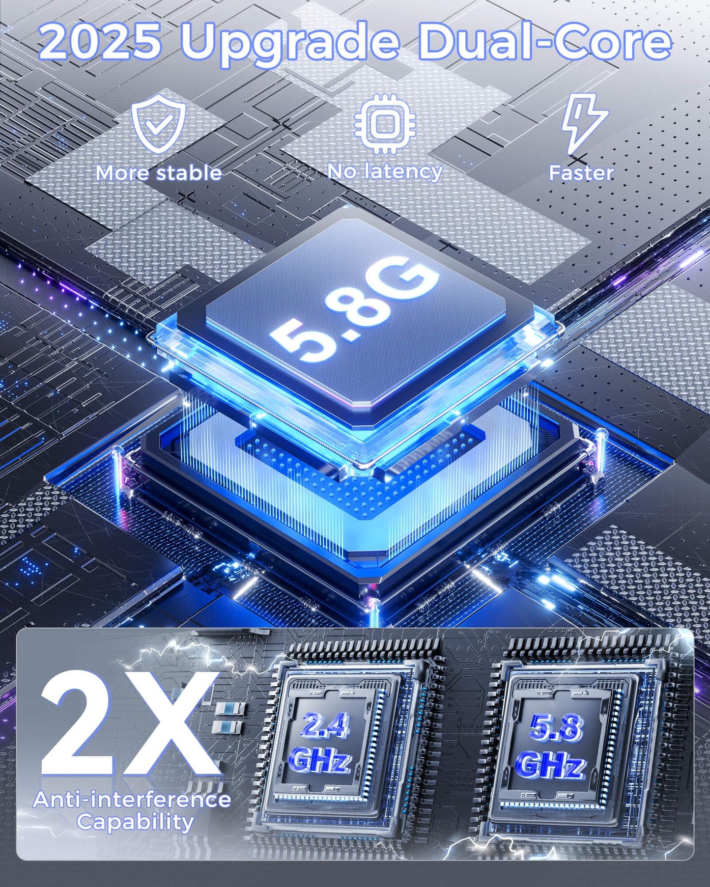 Wireless CarPlay Adapter for Apple iPhone, Converts Wired Connections to Wireless CarPlay, Zero delay, Plug-and-Play, Compatible with Apple iPhone iOS 10+ Systems and Various Vehicles（Silver）