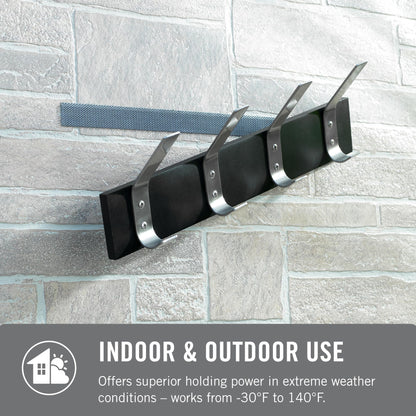 VELCRO Brand Extreme Outdoor Double Sided Mounting Tape | Holds up to 15 Pounds on Brick or Other Rough Surfaces | UV and Weather Resistant | 14Ft Heavy Duty Roll