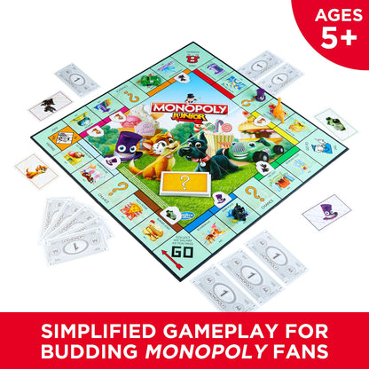 Hasbro Gaming Monopoly Junior Board Game, Ages 5 and up (Amazon Exclusive)