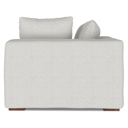 SIMPLIHOME Jasmine Right-Arm Sofa Module in Performance Fabric, Cloud Grey, 44-inches Wide, Handcrafted Contemporary-Style Right-Arm Accent Chair for Living Room