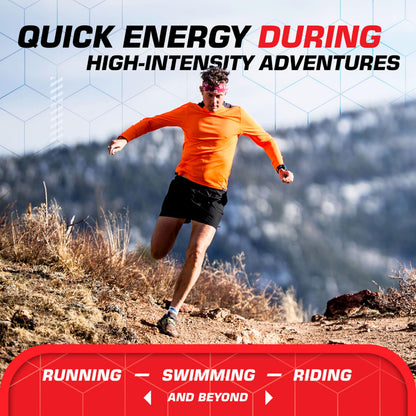 CLIF BLOKS - Black Cherry Flavor with Caffeine - Energy Chews - Non-GMO - Plant Based - Fast Fuel for Cycling and Running - Quick Carbohydrates and Electrolytes - 2.12 oz. (18 Count)