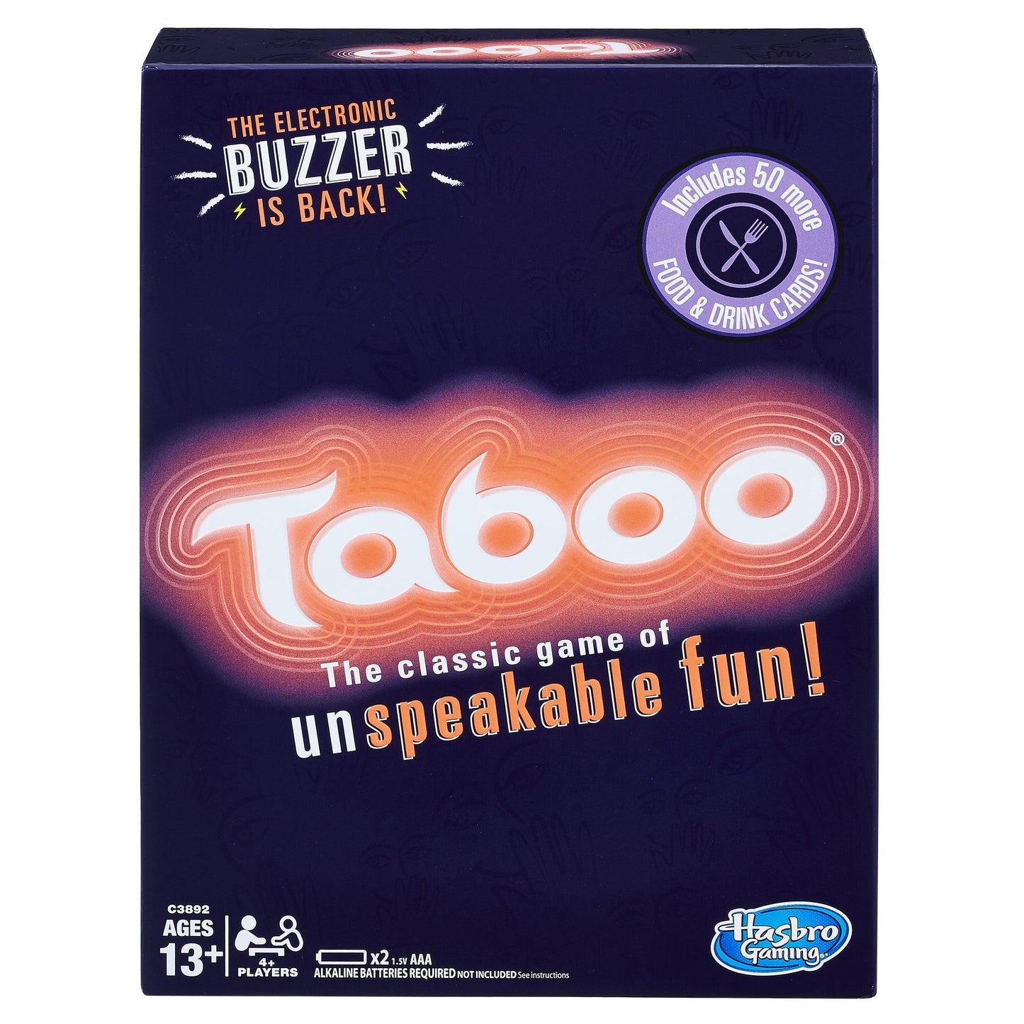 Hasbro Gaming Taboo Party Board Game with Buzzer for Kids Ages 13 and Up (Amazon Exclusive)