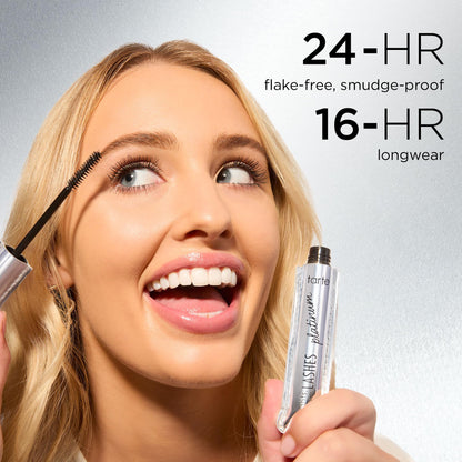 tarte lights, camera, lashes platinum voluminizing mascara - black - full size