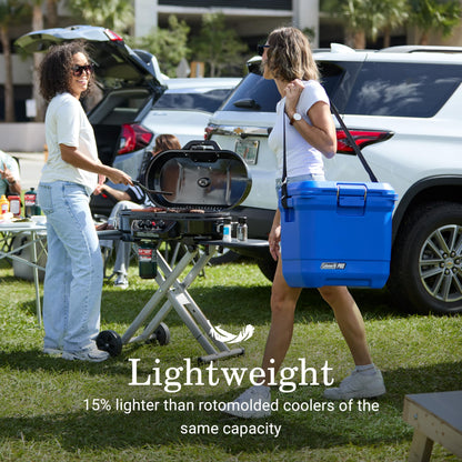 Coleman Pro Heavy-Duty 25qt Ultra-Light Premium Hard Cooler, Extra-Thick Insulation Keeps Ice up to 3 Days, 36-Can Capacity