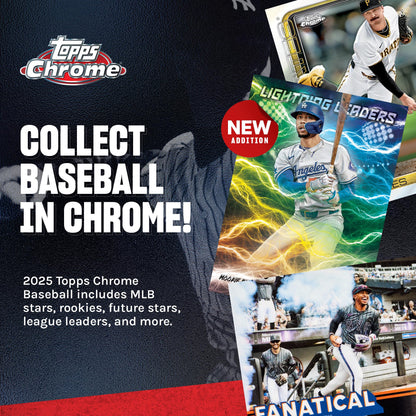 Topps 2025 Chrome Baseball - Factory Sealed - Value Box