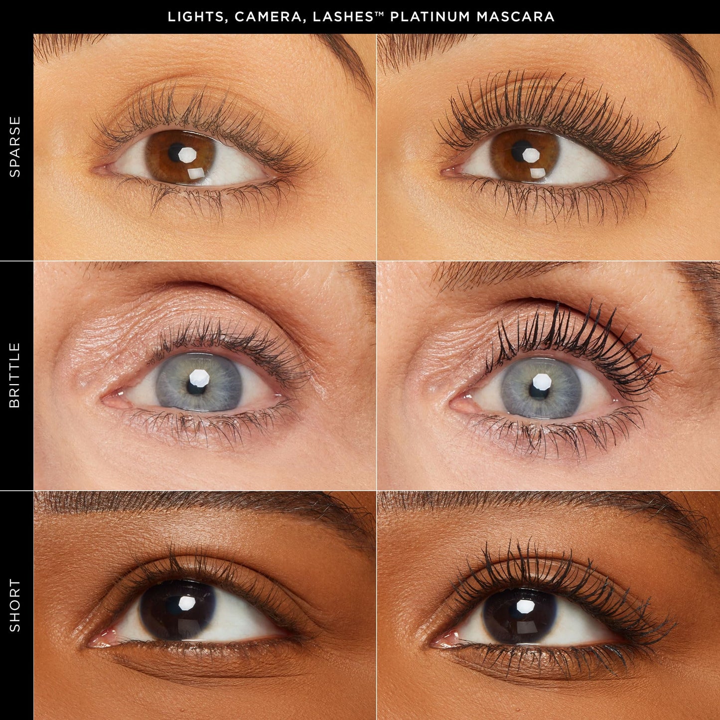 tarte lights, camera, lashes platinum voluminizing mascara - black - full size