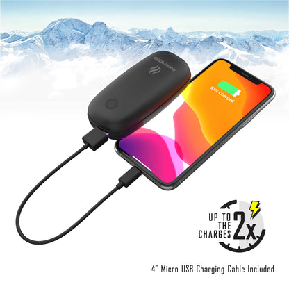 Pocket Juice Hybrid Heat, USB-Rechargeable Hand Warmer and 5200mAh Portable Power Bank