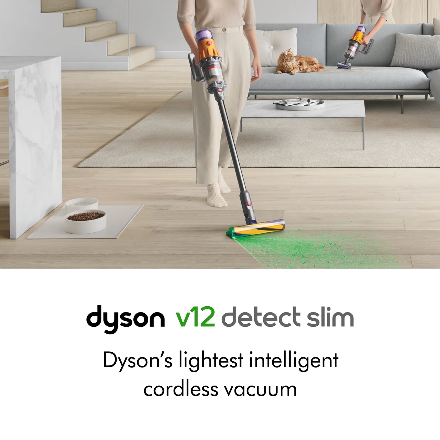 Dyson V12 Detect Slim Cordless Vacuum Cleaner | Nickel | New