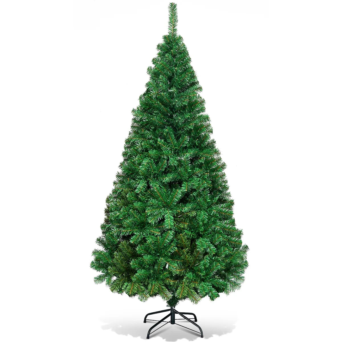 Costway 5Ft Artificial PVC Christmas Tree Stand Indoor Outdoor Green