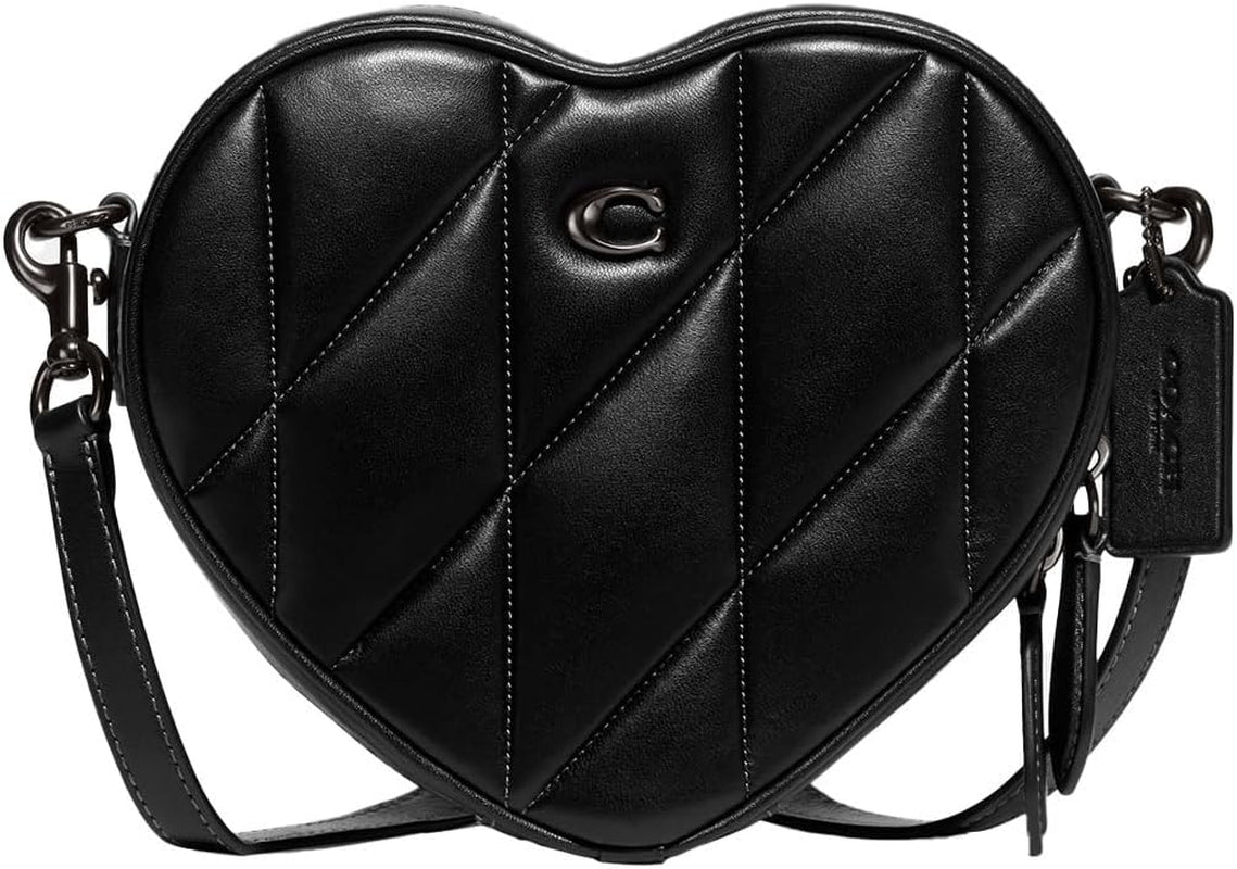 Coach Women's Quilted Leather Heart Crossbody