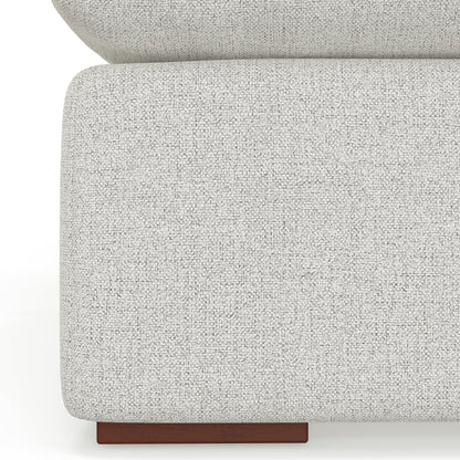 SIMPLIHOME Jasmine Right-Arm Sofa Module in Performance Fabric, Cloud Grey, 44-inches Wide, Handcrafted Contemporary-Style Right-Arm Accent Chair for Living Room