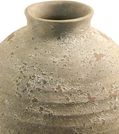 Livabliss x Galey Alix Hartnett Traditional Vase, 13" H x 11" W x 11" D, Rust